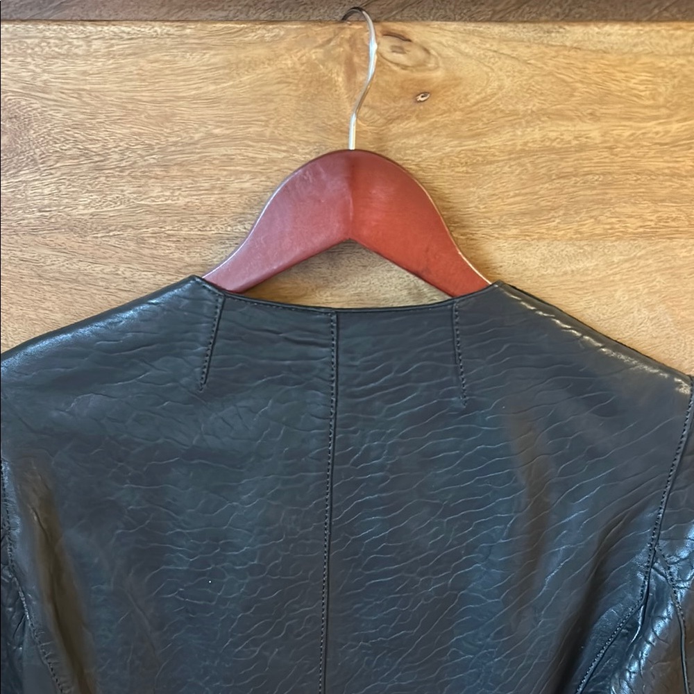 Black Leather Jacket - Picture 7 of 8